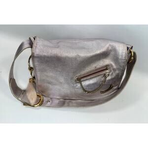 Vintage Y2K McBling Juicy Couture Pink Champagne Metallic Satchel Bag